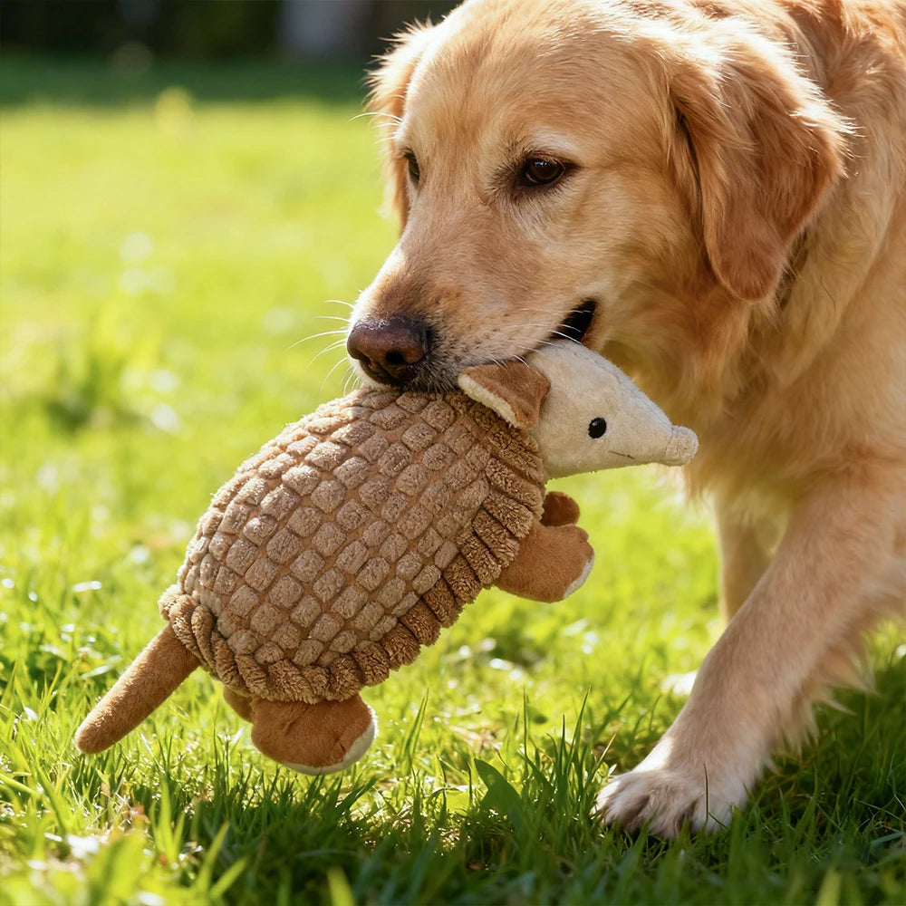 Peluche Interativo Anti‑Rasgões – Brinquedo Calmante e Lavável com Som