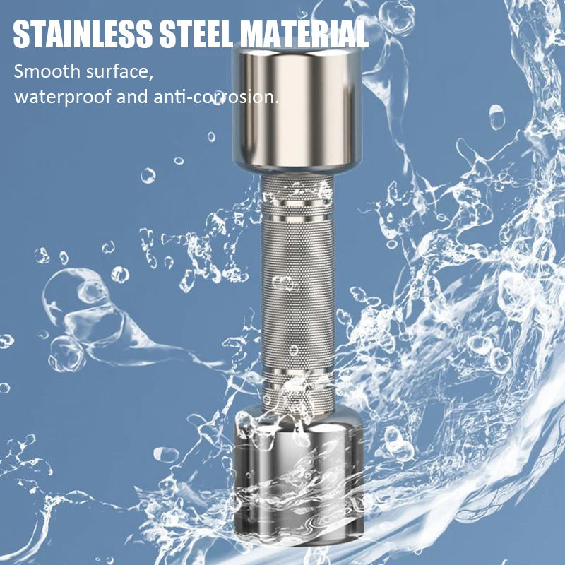 Electroplate Dumbbells Anti-slip Metal Stainless Steel Weightlifting Dumbbells for Women Home Fitness Equipment Strength Training