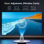 Magcubic HY310 Android 11 Projector 4K Native 1080P Auto Focus Native 330ANSI Dual Wifi BT5. 4 Air Mouse Voice Home Outdoor Movie