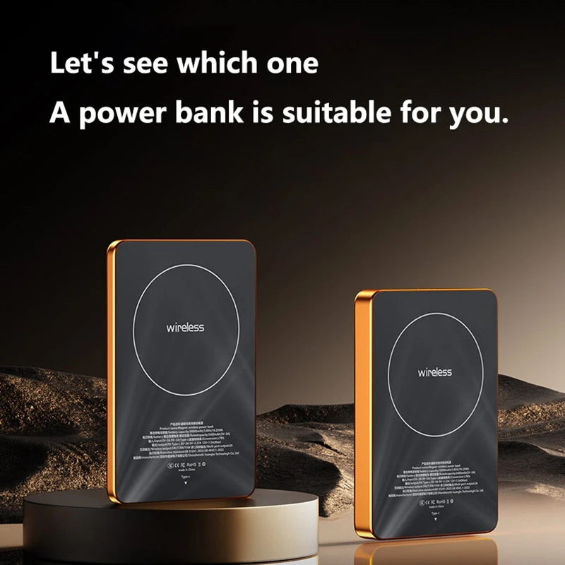 Lenovo 10000mAh UltraSlim Power Bank — Magnético Wireless