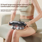 22 Head Fascia Gun High Frequency Vibration Massage Gun 9 Speed ​​Levels Deep Muscle Relaxation for Back Neck Shoulder