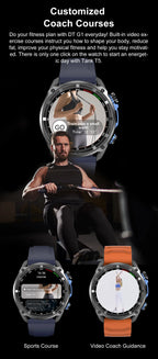 Smartwatch Militar 2025 – Mapas Offline, Memória 4GB e Multimédia Completa