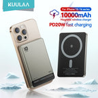 KUULAA 10000mAh Magnetic Power Bank — Wireless 20W MAG Fast Charge