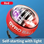 Bola Giroscópica Auto‑Start — Treinador de Pulso e Antebraço para Força e Resistência