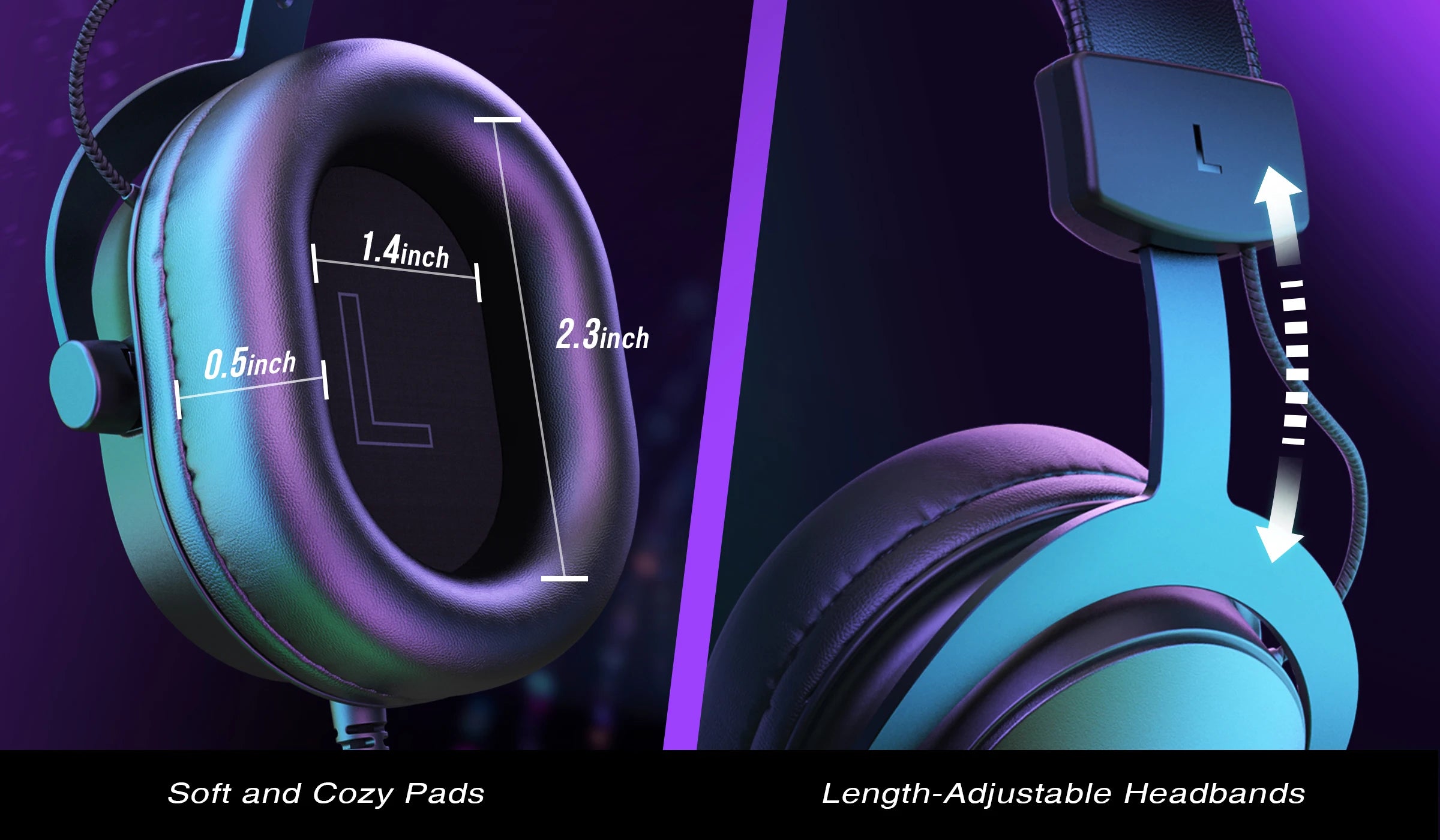 FIFINE H9 — Headset 7.1 USB/3.5 mm com Mic, Volume e Mute para PC/PS5