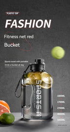 1.7L/2.7L/4L/5L Sports Water Bottle Gym Cycling Cup Portable Large Capacity Water Bottle For Fitness Camping Men Water Kellte
