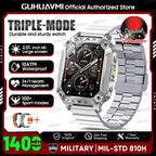 Smartwatch Militar 2026 – Robustez Extrema, Lanterna LED e Autonomia XL