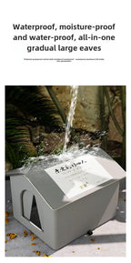 Stray Cat dog House Waterproof Outdoor Winter Warm Pet Cave Sleeping Beds Home Foldable Washable for Small Dog Puppy Supplies