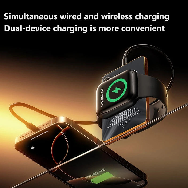 Lenovo 10000mAh UltraSlim Power Bank — Magnético Wireless