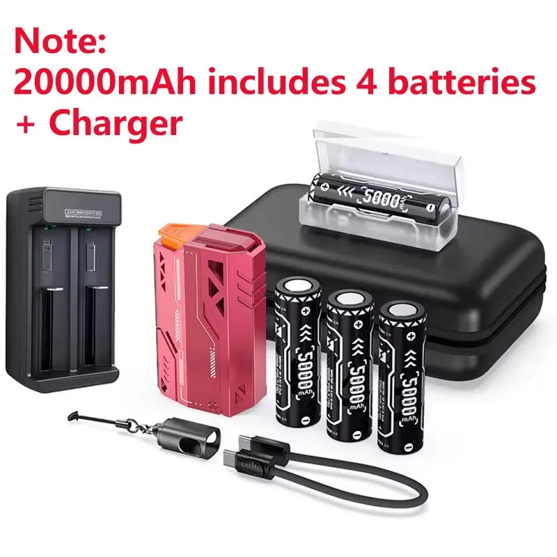 Power Bank 10000–50000mAh — Bateria Removível 22.5W Carga Rápida