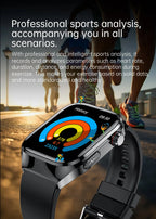 Smartwatch Saúde Avançada – Laser Inteligente, Diagnóstico Multinível e ECG+PPG