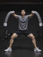 Fortalecedor de Braços com Mola Flexível — Conjunto de 2 para Bíceps e Tríceps