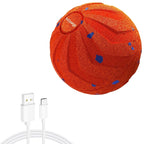 Bola Interativa E‑TPU para Cães – Brinquedo Inteligente de Saltos Aleatórios e Rotação