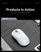 Attack Shark X3 Ultra Light Wireless Gaming Mouse Tri Mode 2.4G/Bluetooth/USB-C 26000DPI PAW3395 Sensor 49g Lightweight
