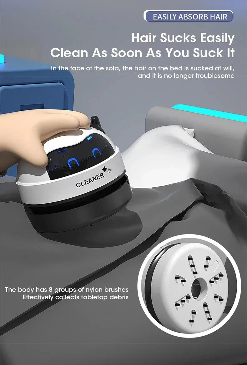 Mini Aspirador de Mesa USB Portátil para Poeiras e Migalhas, Potência 5W