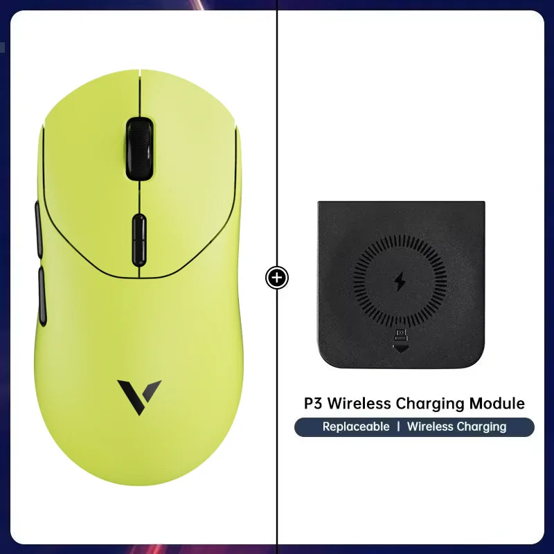 Rapoo VT2 Wireless Gaming Mouse True 8K Wireless Polling Rate Esports Grade 53g Lightweight 26000DPI Up to 500 Hr Battery Life