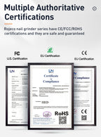 ROJECO P3 Electric Pet Nail Grinder Professional Dog Nail Clippers + 2 LED Light Rechargeable Cat Claw Nail Grooming Accessories