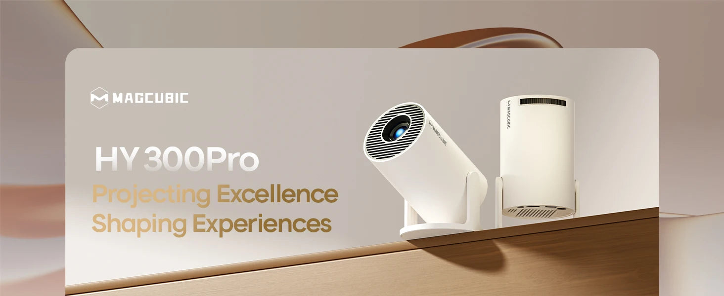 Magcubic 8K Android 14 HY300 Pro Wifi6 290ANSI Allwinner H726 BT5.4 1080P 1280*720P Portable Outdoor Cinema Projector