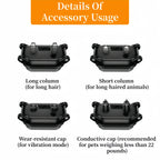 Coleira de Treino para Cães à Prova de Água com Controlo Remoto Recarregável