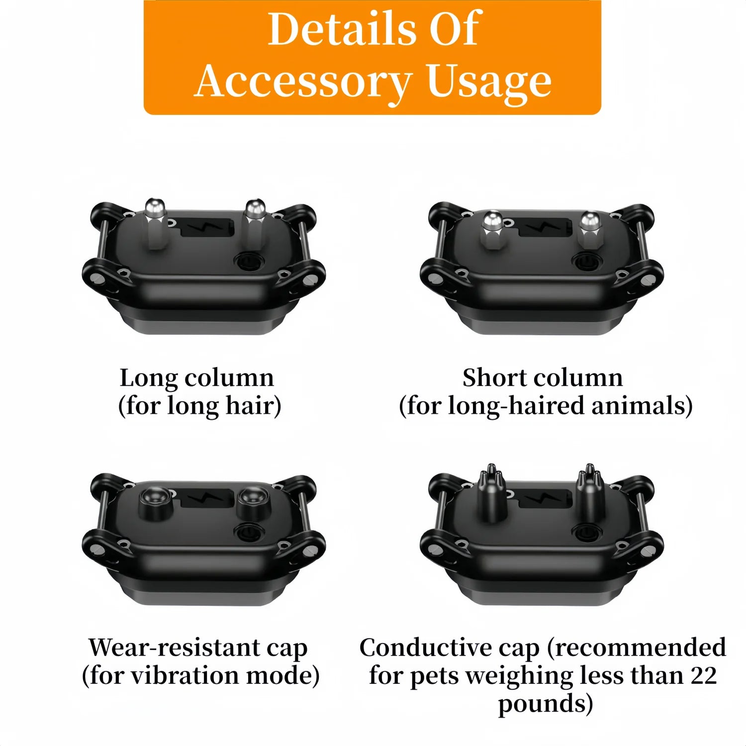 Coleira de Treino para Cães à Prova de Água com Controlo Remoto Recarregável
