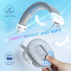 FIFINE H9W — Headset Gaming 7.1 USB/3.5 mm com Mic Over‑Ear para PC/PS5