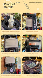 750ml/1000ml Large Capacity Sports Water Bottle Waterproof Plastic Water Cup Outdoor Travel Cycling Hiking Camping Gym Drinkware