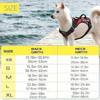 Arnês Tático Anti‑Puxões para Cães com Tiras Refletoras Noturnas Reforçadas