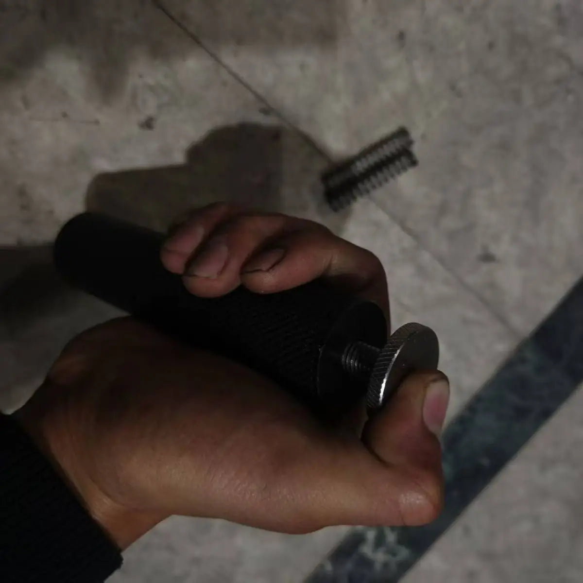 Fortalecedor de Polegar e Thenar em Alumínio — Hand Grip 3 Molas e Bastão Nylon