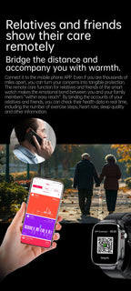 Smartwatch Saúde Avançada – Laser Inteligente, Diagnóstico Multinível e ECG+PPG