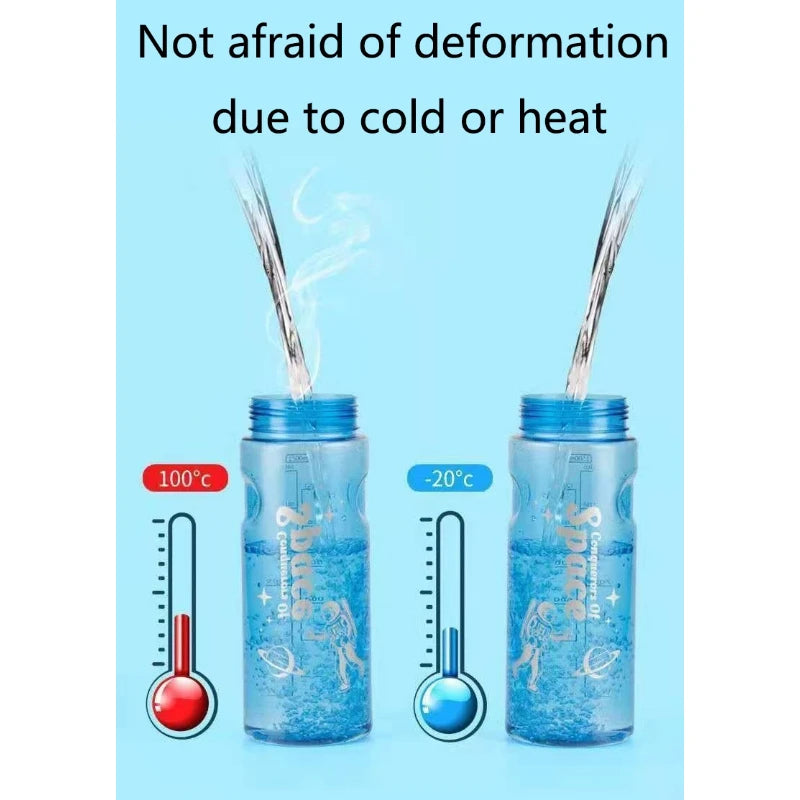 Garrafa Desportiva em Vidro – Antiderrame e Resistente a Altas Temperaturas