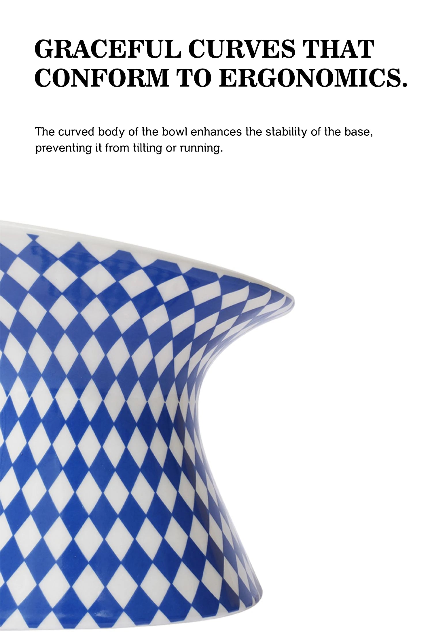 Ceramic Cat and Dog Bowls, Anti-Tip Pet Food Dishes Elevated base design protects cats' necks, suitable for small dogs and cats