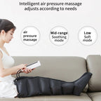 JinKairui Electric Pneumatic Leg Massager Extended Version for Deep Relaxation of Arms, Scalps and Feet with Remote Control