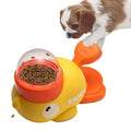 Dog Puzzle Feeder Interactive Pet Food Treat Dispenser Cartoon Duck Design Anti-slip Pet Automatic Feeder Toys for Dog Training