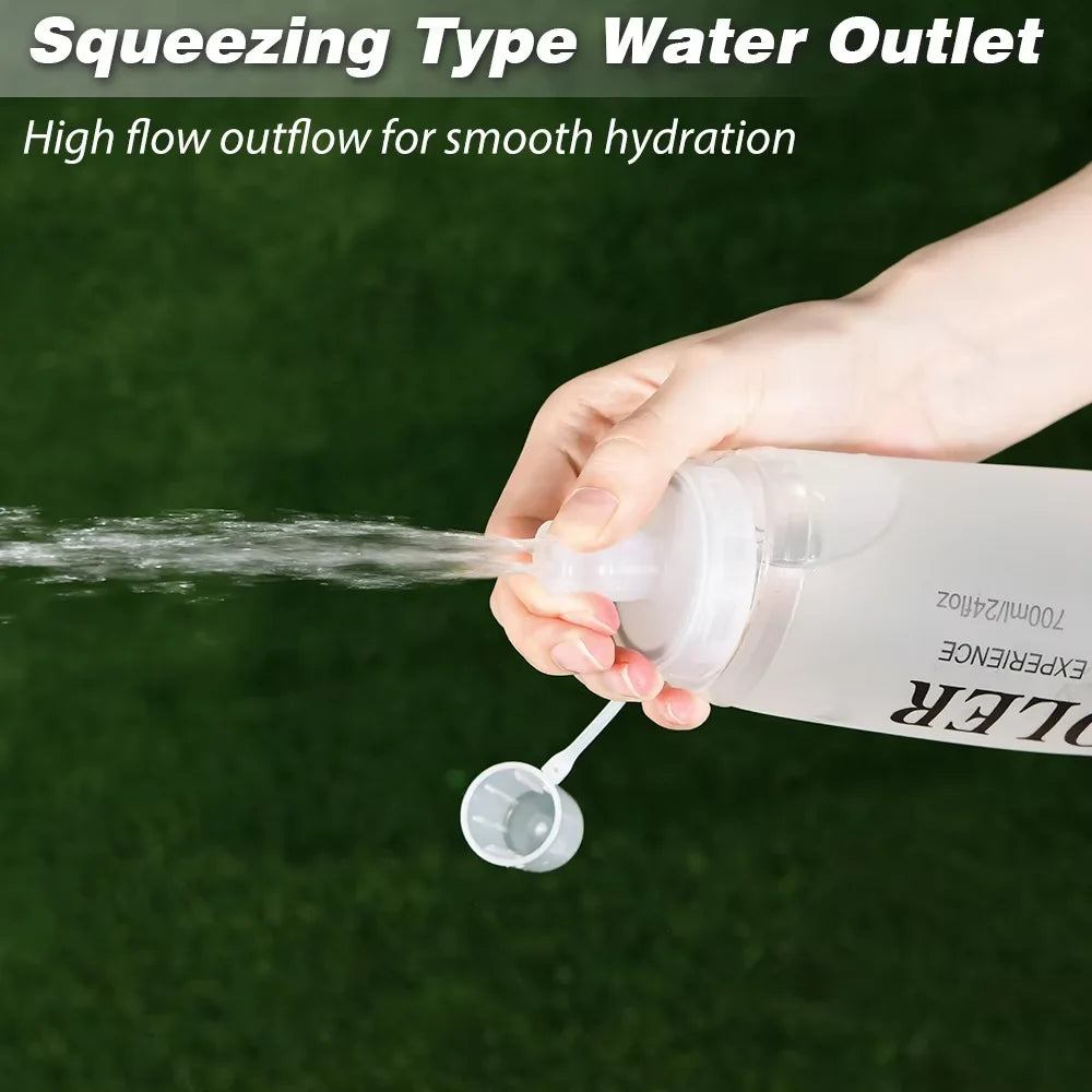 NEWBOLER Soft Flask em TPU – Garrafa Dobrável e Portátil para Corrida e Outdoor