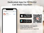 Petgugu PF1 Automatic Feeder 2L Capacity Drinking Fountain For Cats Dog Drinker Pet Water Dispenser Accessories APP Control