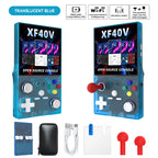 Open Source XF40V Retro Handheld Game Console 4.0 Inch 720x720 IPS Screen Portable Hand Held Retro Video Gaming Player