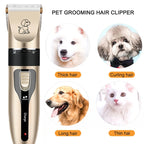 Electric Pet Clipper Grooming Kit For Dogs Reachable Trimmer Haircut Cat Hair Cutting Remover Professional Machine Set