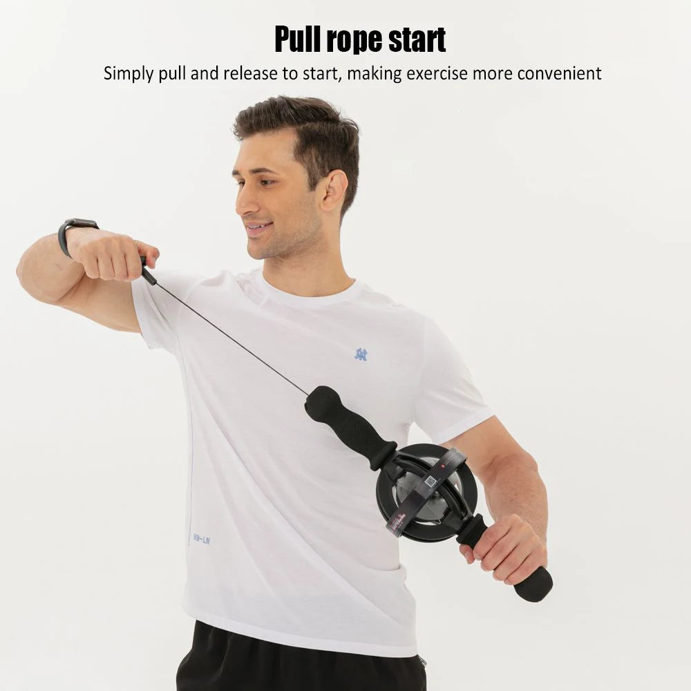 Arm Ball Arm Strength Exerciser Gyroscope Forearm Exercise Gyroscope with LED Light Core Trainer Home Gym Fitness Equipment