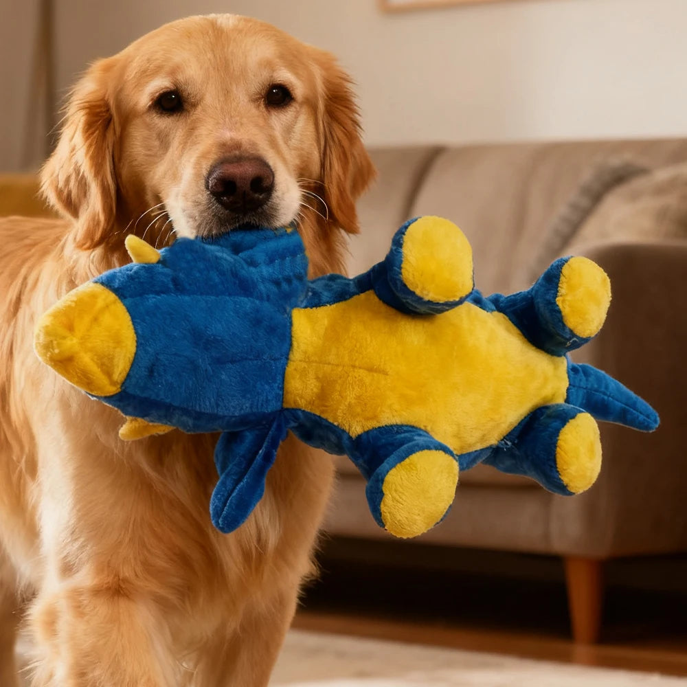 Peluche Dinossauro Resistente com Som – Brinquedo Interativo de Dupla Camada