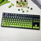 Line Gradient Side Shine Through Keycaps Cherry Profile PBT Custom Keycaps for 60% 65% 75% 96% 98% 100% Mechanical Keyboard