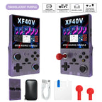 Open Source XF40V Retro Handheld Game Console 4.0 Inch 720x720 IPS Screen Portable Hand Held Retro Video Gaming Player
