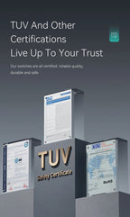 BSEED WiFi Touch Switch — Tomada EU com USB‑C Tuya Smart Life