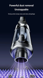 Cordless car vacuum cleaner, one-button dust removal, high-power portable vacuum cleaner, large suction mini vacuum cleaner.