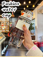 750ml/1000ml Large Capacity Sports Water Bottle Waterproof Plastic Water Cup Outdoor Travel Cycling Hiking Camping Gym Drinkware