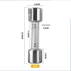 Electroplate Dumbbells Anti-slip Metal Stainless Steel Weightlifting Dumbbells for Women Home Fitness Equipment Strength Training