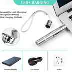 Rechargeable Pet Laser Pointer Toy for Cats and Dogs LED Light 5 Switchable Patterns Interactive Play