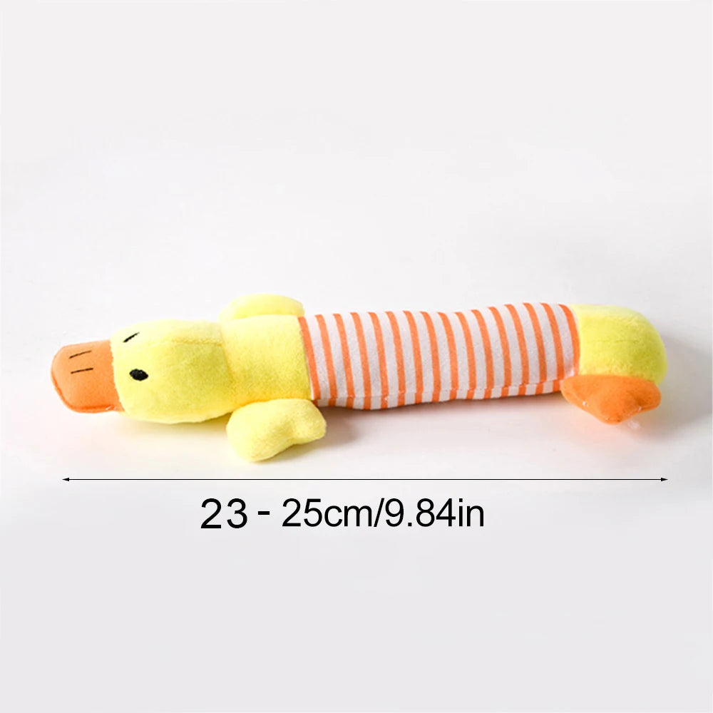 Funny Simulated Animal No Stuffing Dog Toy with Sneakers Durable Stuffingless Plush Squeaky Dog Chew Toy Crinkle Pet Squeak Toy