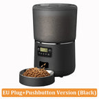 4L Automatic Pet Feeder Cat Food Dispenser Timed and Quantitative Insect and Moisture Resistant Feeding Machine No Food Jamming