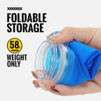 WRELS TPU Collapsible Soft Water Bottle for Hydration Pack Soft Flask Folding Water Bottles BPA-Free Sports Running Bottles