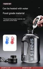 1.7L/2.7L/4L/5L Sports Water Bottle Gym Cycling Cup Portable Large Capacity Water Bottle For Fitness Camping Men Water Kellte